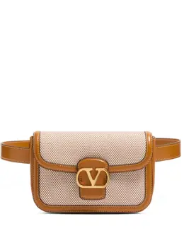 Valentino Garavani: Бежевая сумка 