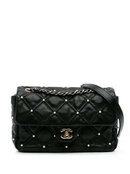 CHANEL Pre-Owned: Чёрная сумка 