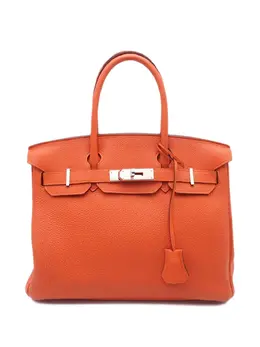 Hermès Pre-Owned: Оранжевая сумка 