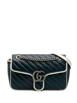 Gucci Pre-Owned: Голубая сумка через плечо 
