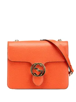 Gucci Pre-Owned: Оранжевая сумка через плечо 