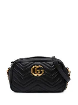 Gucci Pre-Owned: Чёрная сумка через плечо 