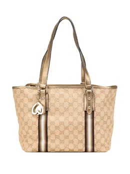 Gucci Pre-Owned: Коричневая сумка-шоппер 