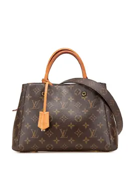 Louis Vuitton Pre-Owned: Коричневая сумка 