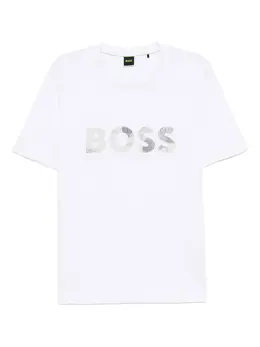 BOSS: Белая футболка 