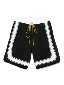 RHUDE: Чёрные шорты 