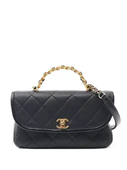 CHANEL Pre-Owned: Синяя сумка 