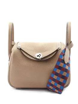 Hermès Pre-Owned: Бежевая сумка-шоппер 