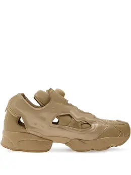 Reebok: Бежевые кроссовки  InstaPump Fury