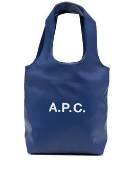A.P.C.: Голубая сумка-шоппер  Ninon