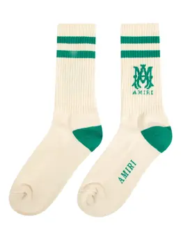 AMIRI: Зелёные носки 