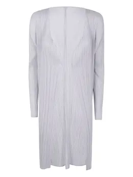 Pleats Please Issey Miyake: Светлое пальто 