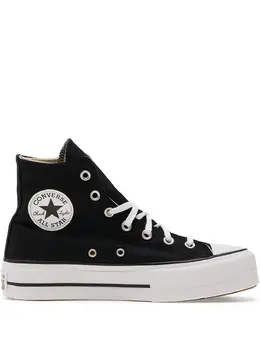 Converse: Чёрные кроссовки 