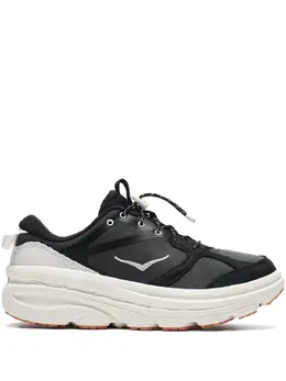 HOKA: Чёрные кроссовки 