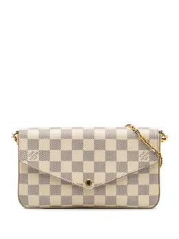 Louis Vuitton Pre-Owned: Белая сумка через плечо 