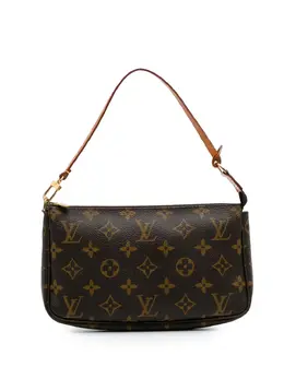 Louis Vuitton Pre-Owned: Коричневая сумка 