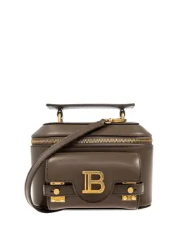 Balmain: Сумка цвета хаки 