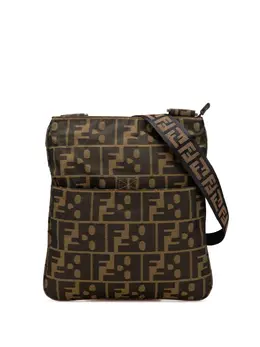 Fendi Pre-Owned: Коричневая сумка через плечо 