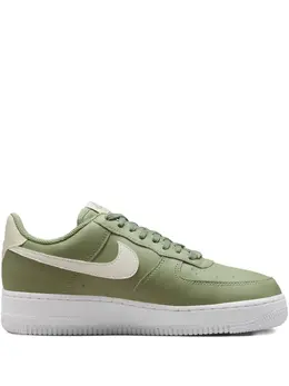 Nike: Зелёные кроссовки  Air Force 1