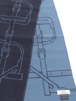 Hermès Pre-Owned: Синий шарф 