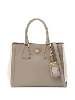 Prada Pre-Owned: Бежевая сумка 