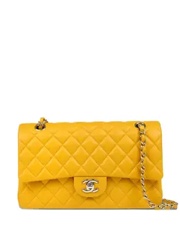 CHANEL Pre-Owned: Жёлтая сумка 