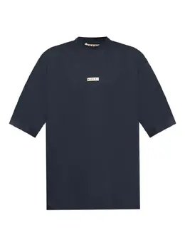 Marni: Синяя футболка 