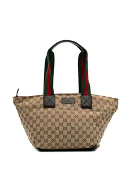 Gucci Pre-Owned: Коричневая сумка-шоппер 