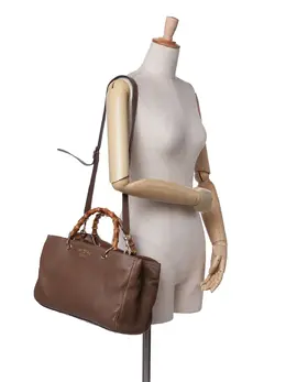Gucci Pre-Owned: Коричневая сумка-шоппер 