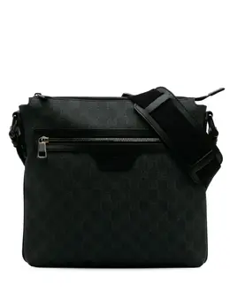 Gucci Pre-Owned: Чёрная сумка через плечо 