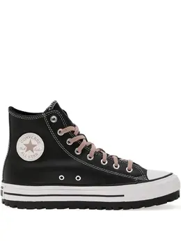 Converse: Чёрные кроссовки 