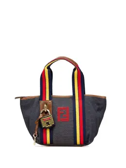 Fendi Pre-Owned: Голубая сумка-шоппер 