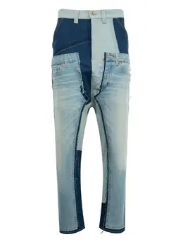 Junya Watanabe MAN: Светлые джинсы 