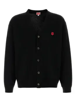Kenzo: Чёрный кардиган 
