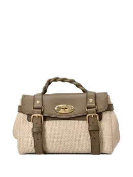 Mulberry: Бежевая сумка  Alexa