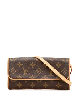 Louis Vuitton Pre-Owned: Коричневая сумка через плечо 