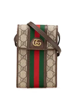 Gucci Pre-Owned: Коричневая сумка через плечо 
