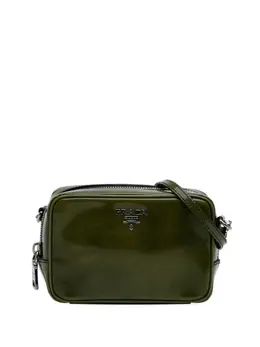 Prada Pre-Owned: Зелёная сумка 
