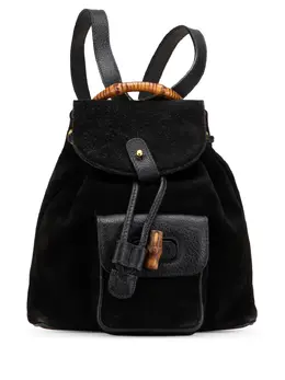 Gucci Pre-Owned: Чёрный рюкзак 