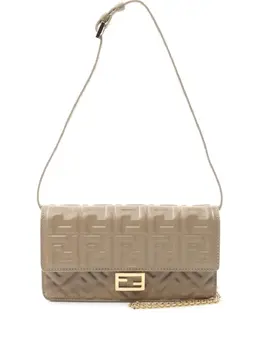 Fendi Pre-Owned: Бежевая сумка 