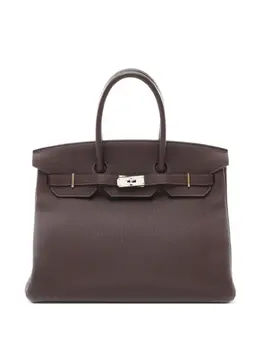 Hermès Pre-Owned: Тёмная сумка-шоппер 