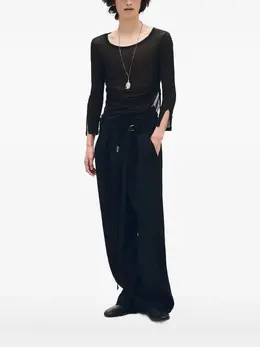 Ann Demeulemeester: Чёрная футболка 