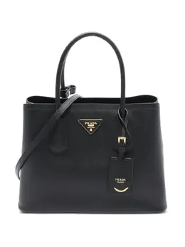 Prada Pre-Owned: Чёрная сумка-шоппер 