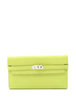 Hermès Pre-Owned: Зелёный кошелёк 