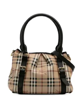 Burberry Pre-Owned: Коричневая сумка 