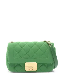 CHANEL Pre-Owned: Зелёная сумка 