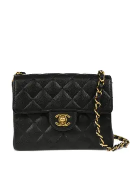 CHANEL Pre-Owned: Чёрная сумка 
