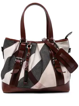 Burberry Pre-Owned: Коричневая сумка 