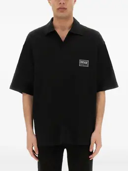 Versace Jeans Couture: Чёрная рубашка 