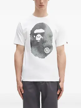 A BATHING APE®: Белая футболка 